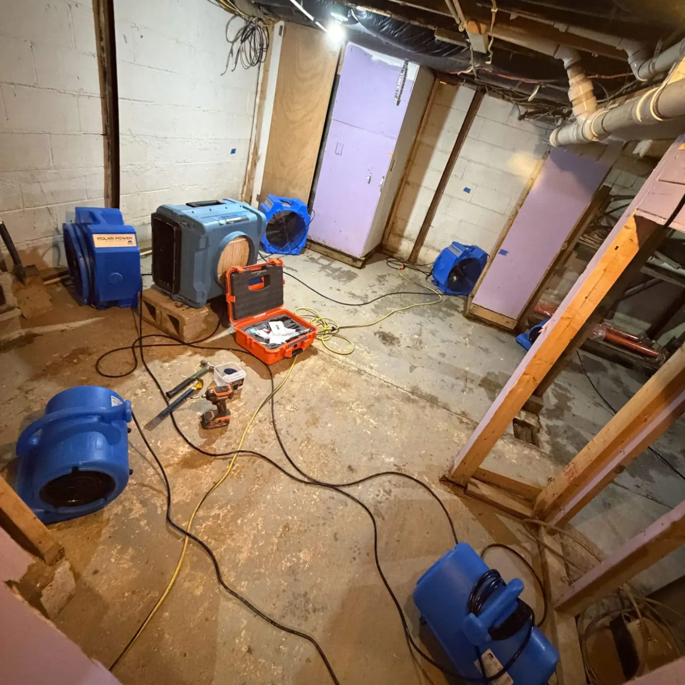 Storm-driven water mitigation in Avalon